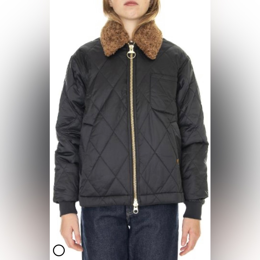 Barbour Vaila Jacket W/ Removable Teddy Collar Size 6/Small